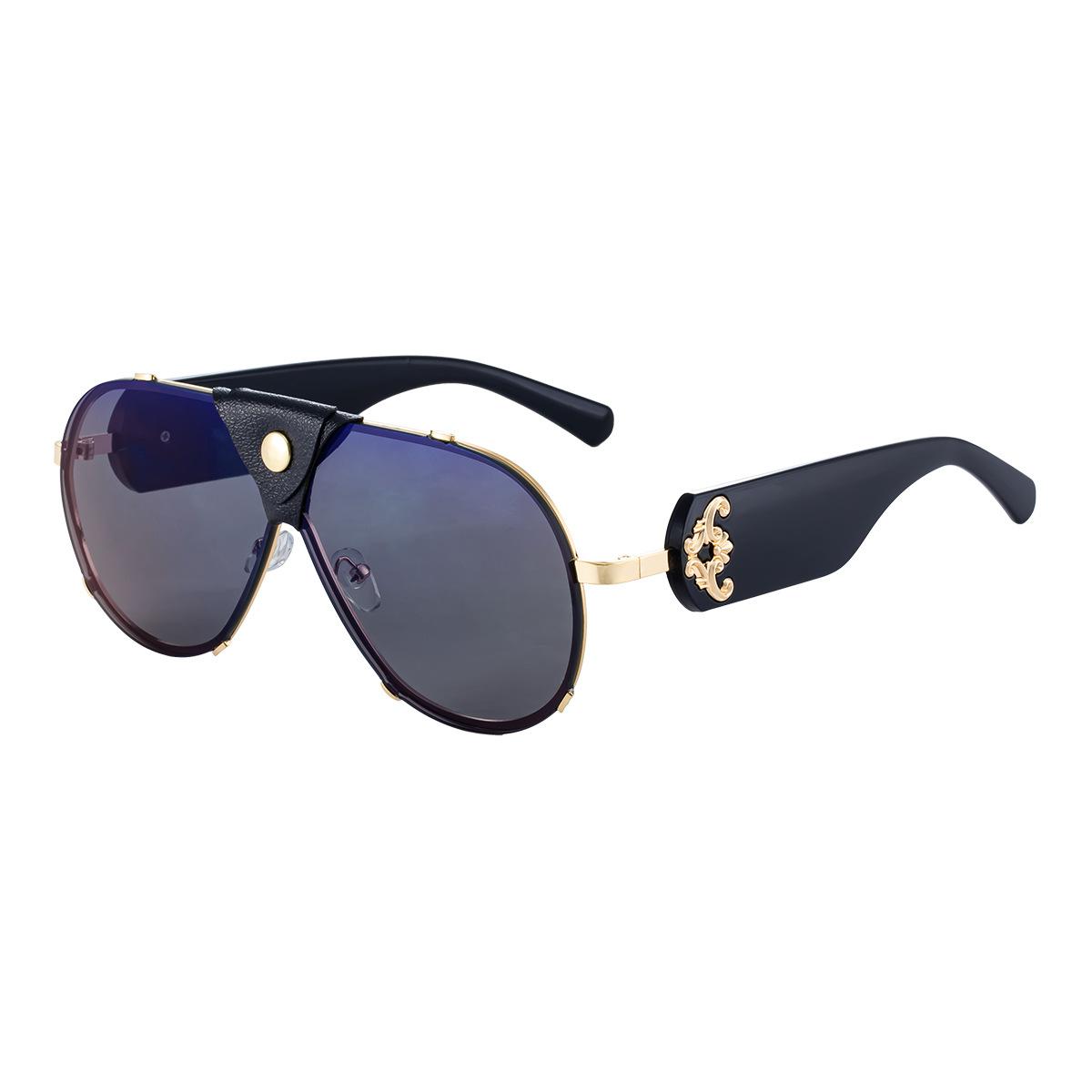 

Luxury Oversized Brand Women Sunglasses Stylish Pilot Rimless Sun Glasses Designer Fashion Men Driving Shades Uv400 Sunglasses Only