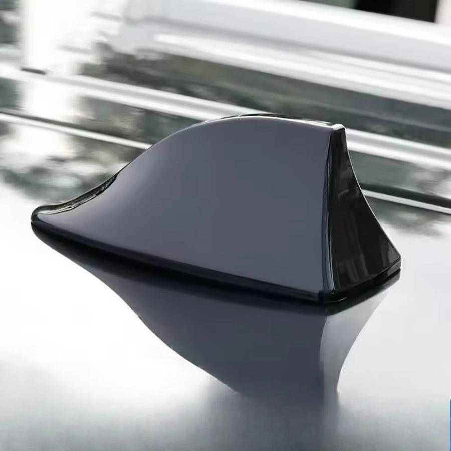 Shark Fin Car Antenna for Roof Mount - Aerial Topper, Radio AM FM Option, Exterior Styling Accessory for Vehicle Exteriors