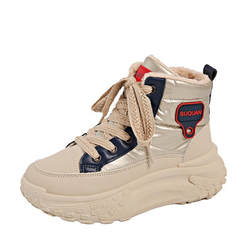 Thick-soled High-top Women's Shoes Are Versatile and Casual Sports Shoes