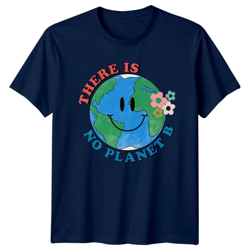 There Is No Planet B Earth Day Groovy Graphic TShirt