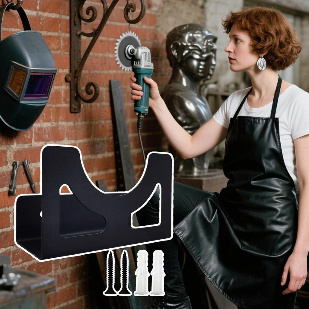 Wall Mounted Angle Grinder Holder Multi Functional Polisher Storage Rack Wall Angle Grinder Power Tools Holder For Grinder Tools