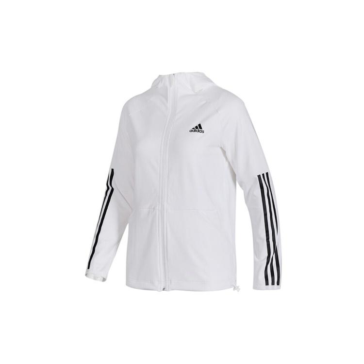 (WMNS) adidas 3S Fz Hoodie Training Hooded Jacket White Women s FH8018 XL