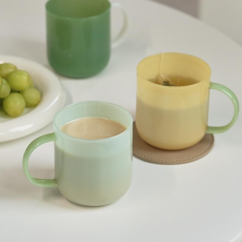 Nordisches Farbglas Weinglas Vintage Eis Dessert Müsli Schale Gläser Kelch Hoch Borosilikatglas Tasse Trinkgeschirr Barzubehör