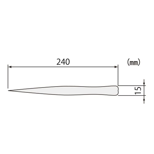 ENGINEER Tweezers, Total Length: 240mm, PTS-07