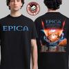 Epica Arcane Dimensions Tour 2026 Europe And UK Schedule Dates Two Sided T-Shirt