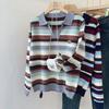 Sweater for Women Winter Cotton Thickened Pullover Warm Knitted Stretchy Long Sleeve Oversize Jumper Sweater Tops