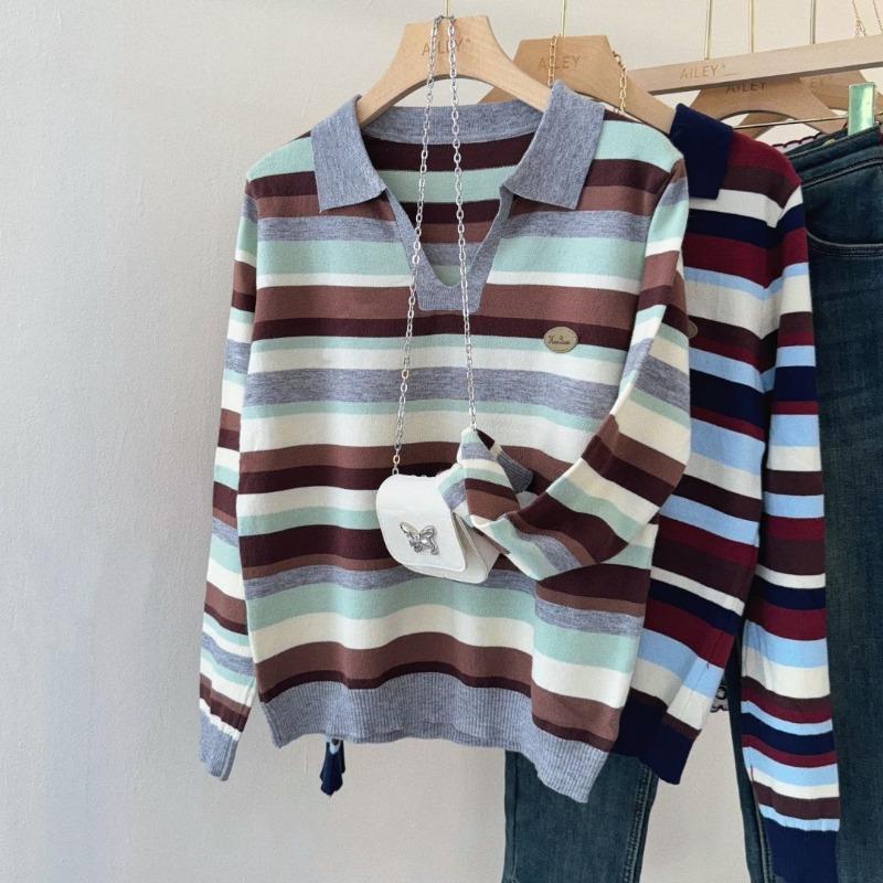 Sweater for Women Winter Cotton Thickened Pullover Warm Knitted Stretchy Long Sleeve Oversize Jumper Sweater Tops