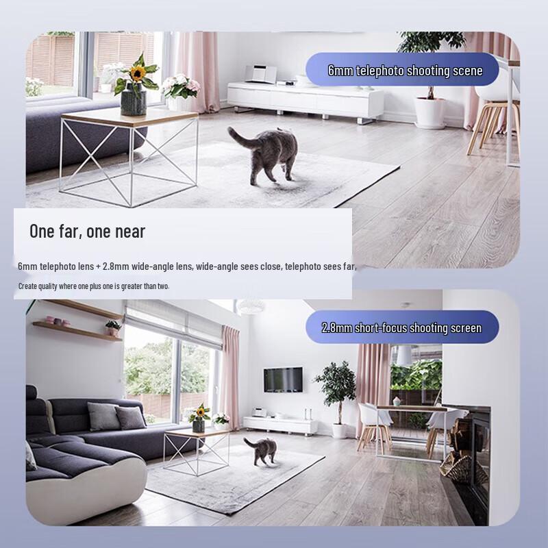 Ezviz H7C 4K Dual-Lens Indoor PTZ Wi-Fi Security Camera (CN version)