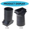 Plastics Hard 3.8cm Air Tubes Duct Pipe for 12V Grilling Centrifugal for 11028 Air Blower Cooling Fan Smokehouse Fan