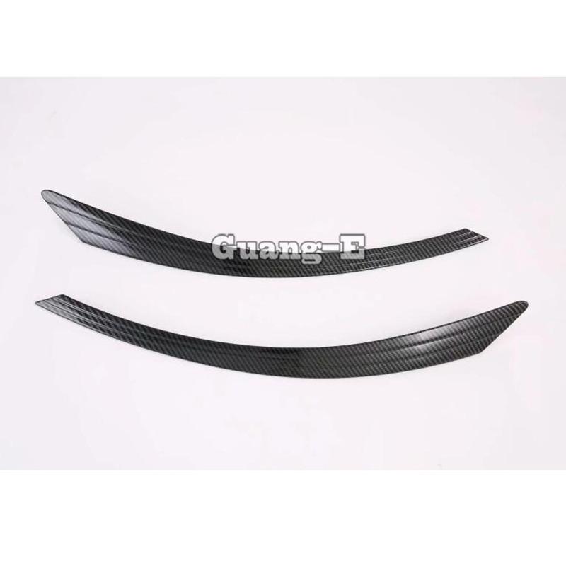 For Hyundai Sonata DN8 10Th Styling Body Head Front Eyebrow Trim Light Lamp Stick Frame Cover Parts Detector