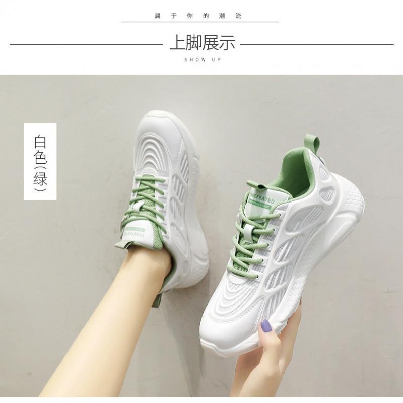 Sneakers women's 2025 new spring women's shoes student casual shoes lightweight shock-absorbing soft-soled mesh breathable running shoes