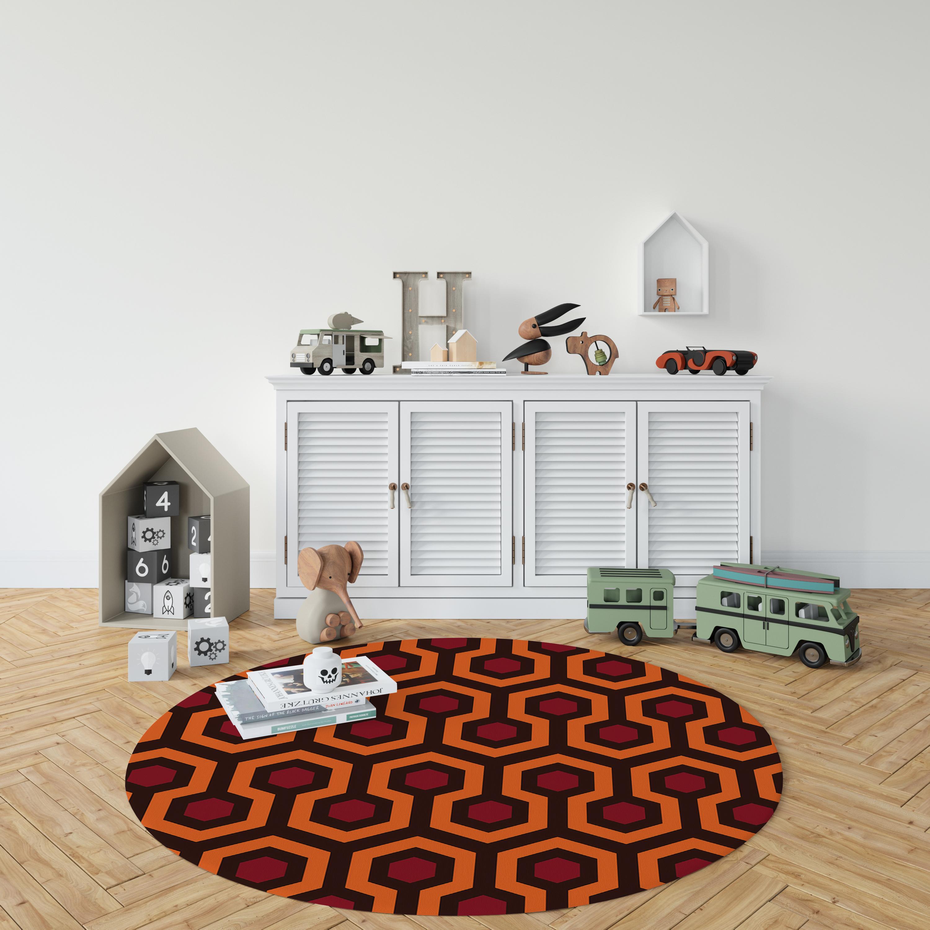 

Декоративный хлопковый тканый ковер с цветочным узором, современный, тонкий, моющийся устойчивый к пятнам трендовый тканый ковер для пола 50 x 50 cm