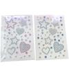 3D Sparkle Stars Heart Acrylic Crystal Stickers Kids DIY Decoration Self Adhesive Diamond Pearls Gems Stickers Rhinestones