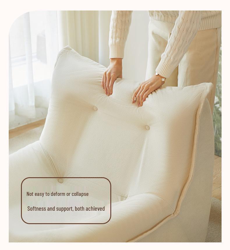 Lazy Caterpillar Beanbag Sofa: Tatami Recliner for Bedroom, Balcony, and Living Room Leisure.