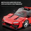 Non-Toxic 298Pcs Speed Racing Car Building Blocks City Sport Vehicle Bricks 1:24 Model Collection Desktop Display Kids Toys Holiday Gifts