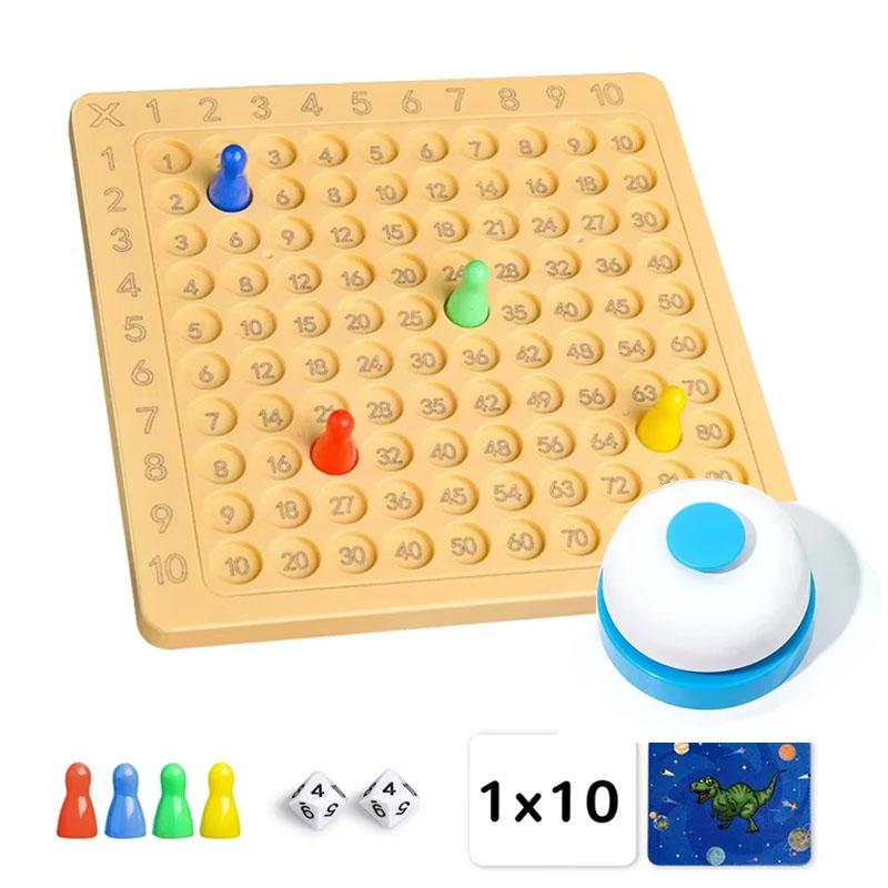 New Montessori Educational Math Toys for Baby Kids 99 Multiplication Addition Table Preschool Math Arithmetic Teaching Aids Gift