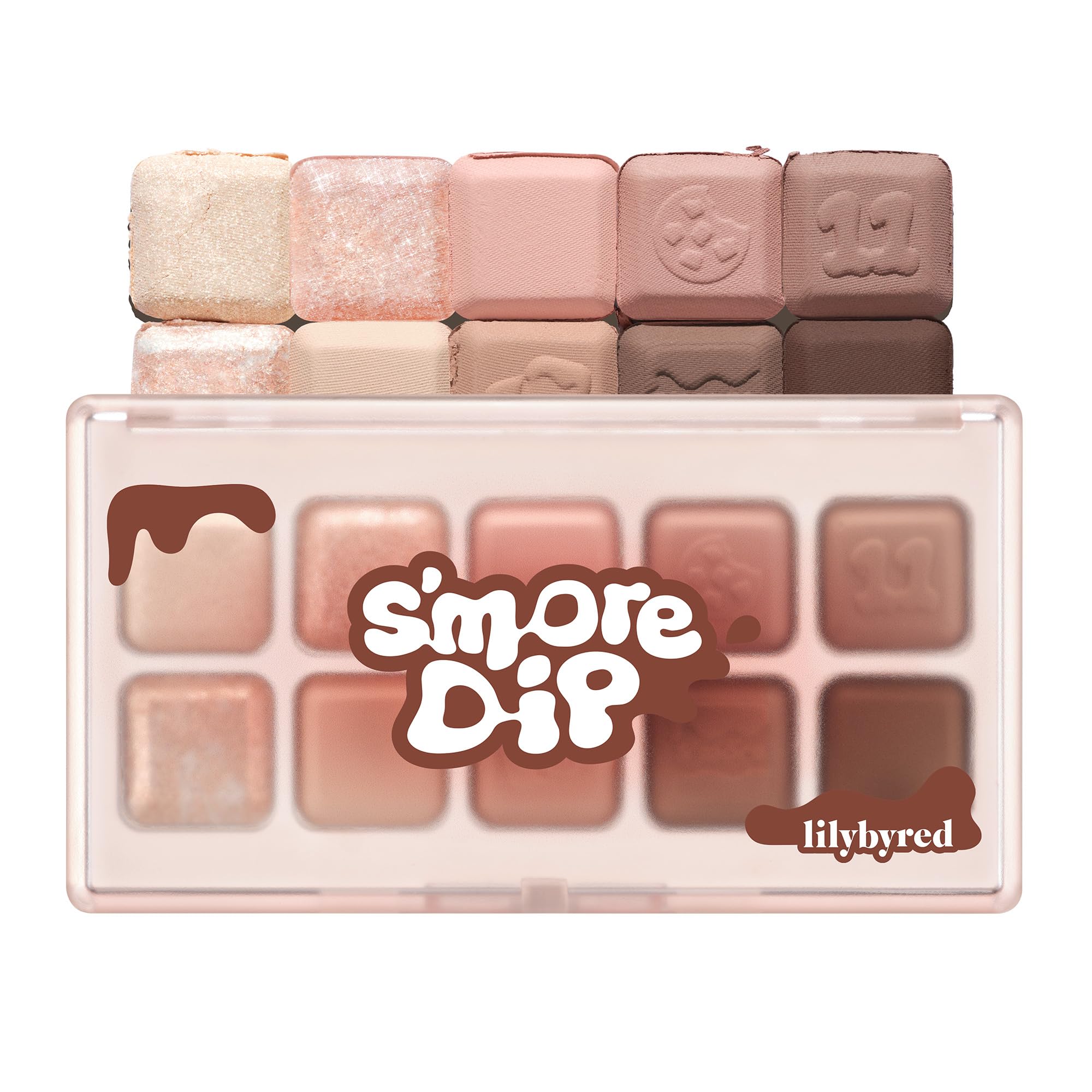 lilybyred Mood Keyboard Eyeshadow Palette Choco Chip [Authentic Product] (#11 Smore)