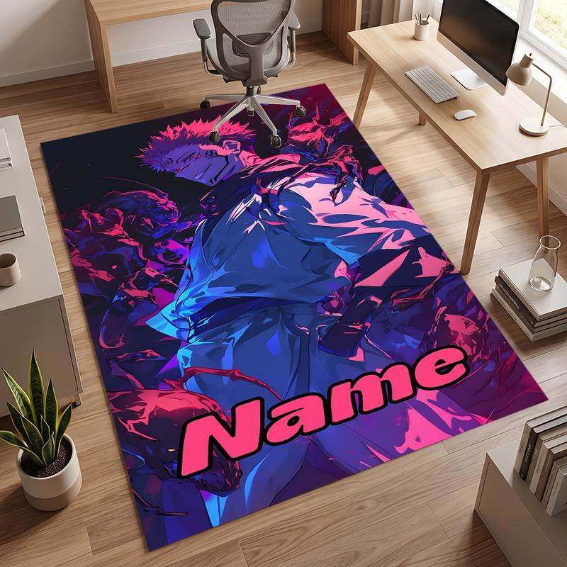 SUKUNA (14) Personalisierter Name Büro Teppich Stilvolle Dekoration für Wohnzimmer Schlafzimmer Küche
