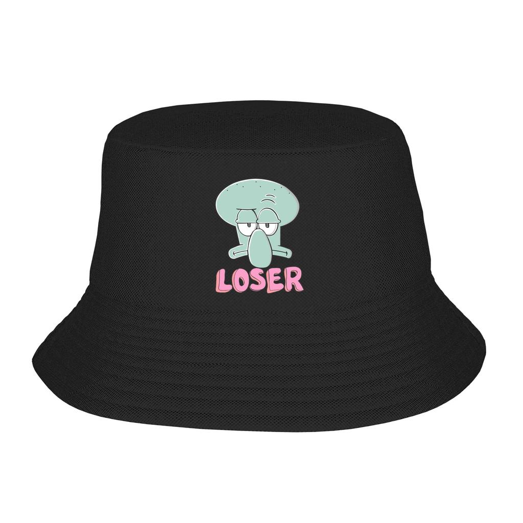 Spongebobs Bucket Hat  Hawaii Fisherman Caps Soft Fold Hunting Sunscreen Hats For Couple Funny Graphic Cap