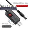 Universal Router Mini Fan Speaker Camera Accessories Set 5V 9V 12V USB To DC Power Cable USB Jack Charging Cord Plug Connector