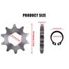 420-10T Sprocket Front Sprocket for Bike Dirt Pit Bike mini ATV 4-Wheeler Universal Motorcycle