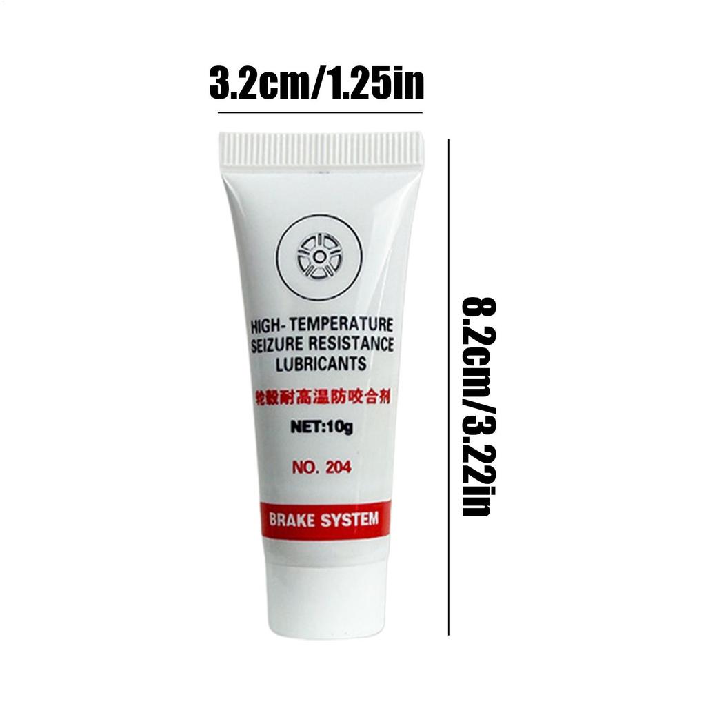 Brake Pin Grease Anti-Seize Brake Lube Grease 10 Piece Anti-Rust Portable Compound For Disc Hub Pin Plug Spark Bolt Thread