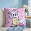 BBoykisser Silly Cat Cute Cushion Cover Square Pillow Bedroom Sofa Leisure Comfort Living Room Home Decoration X