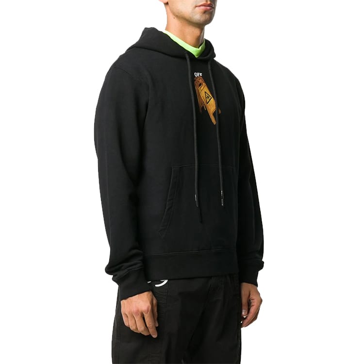 Off-White Slim Fit Pascal Skeleton Hoodie OMBB034F20FLE0031010