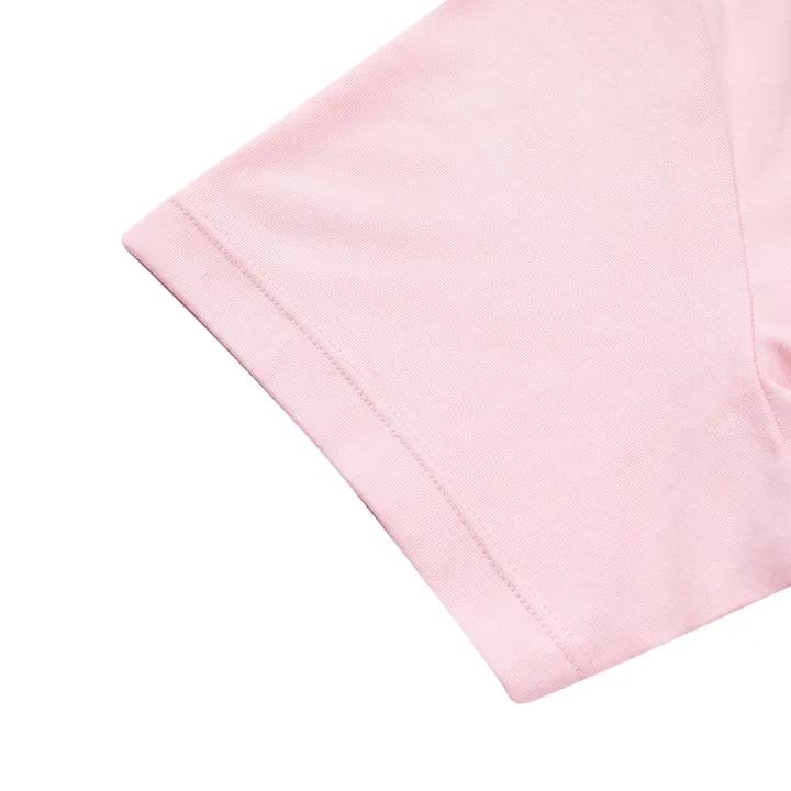 Skechers Logo Print Casual Round Neck Breathable Short Sleeve T-Shirt Women Tops Chalk-Pink L224W086-01SX