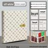 A4 Large Capacity Family Document Organizer with Transparent Pages for Birth Certificates and Household Registers