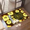 Custom Name Personalized Borussia Dortmund Print Carpet, Versatile Home Decor Rug, for Playroom, Apartment, Balcony, Entryway, Hallway Gift