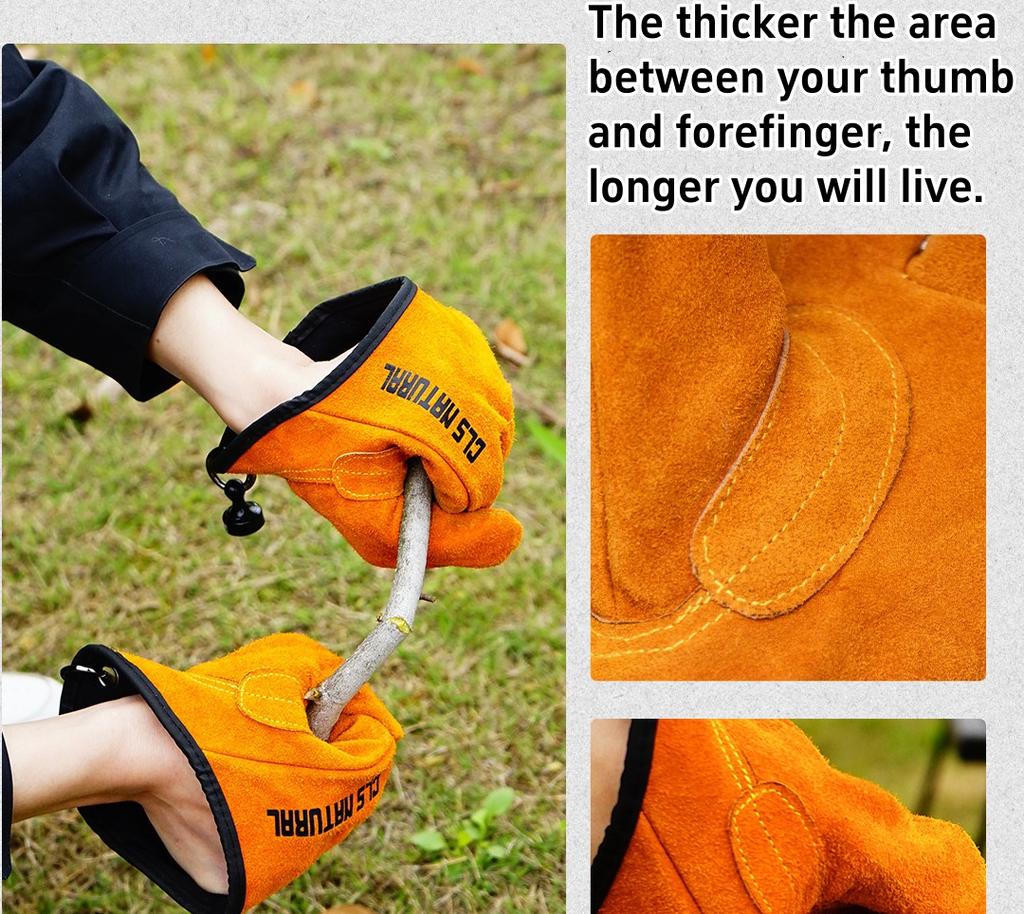 These outdoor gloves are unisex and ideal for camping and barbecues