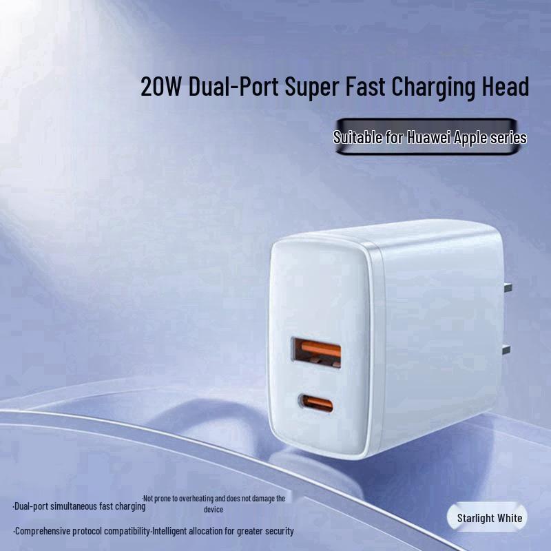 Universal 5V2A Multi-Port USB Charger for Apple, Huawei, and OPPO Devices