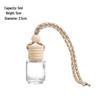 Transparent Car Vent Air Freshener Bottle with Lanyard - Essential Oil Diffuser & Rearview Mirror Pendant