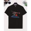 Men'S Summer Short-Sleeve T-Shirts , Stylish And Trendy Printed Shirts for Young Males, Perfect for Casual Wear In Spring And Summer with a Round Neck