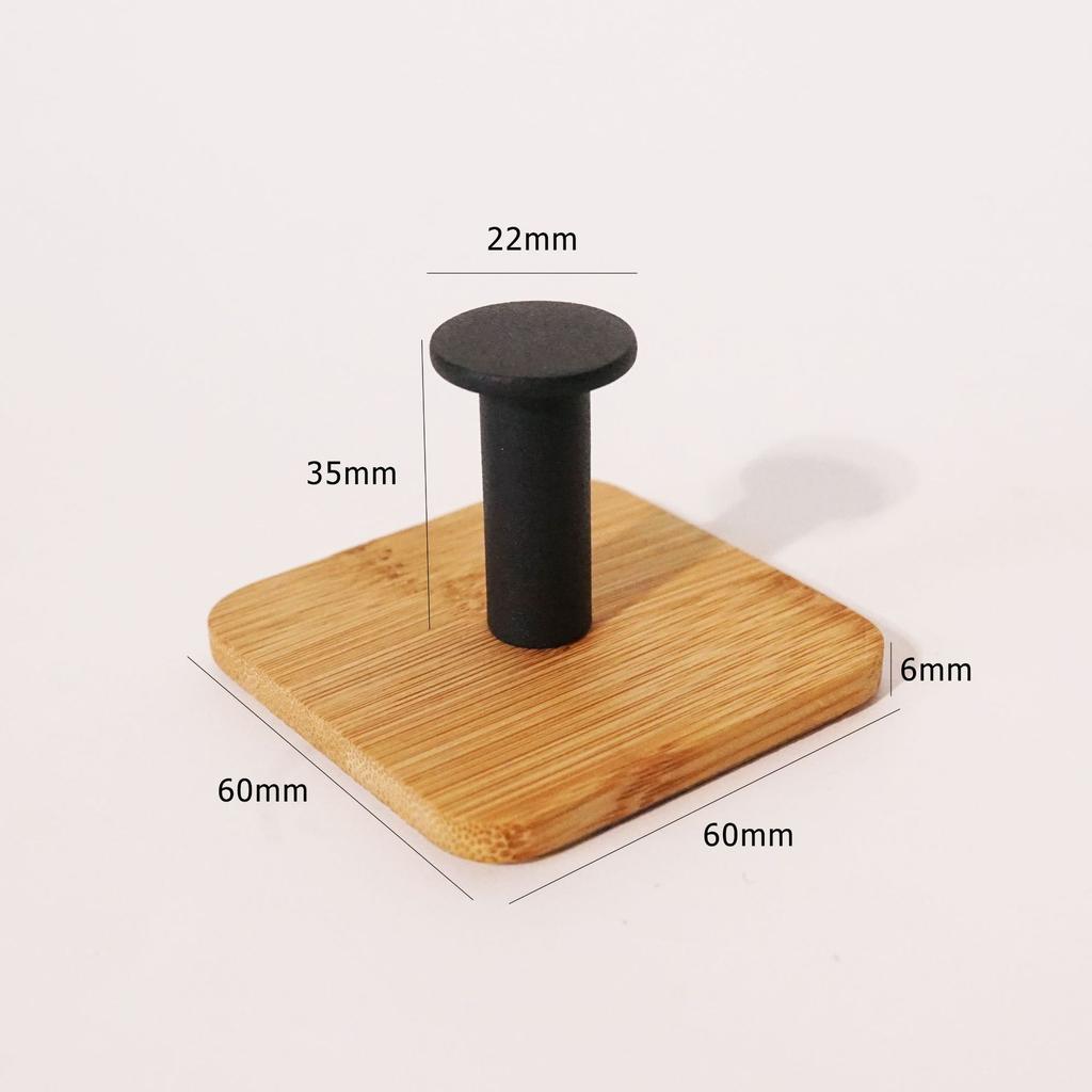 1/4pcs Wood Hook Wall Clothes Hanger Door Keychain Holder Sticky Hook Kitchen Bathroom Robe Coat Towel Organizer Hook Accessorie