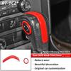 Car Central Gear Shift Handlebar Knob Cover Trim for Ford Mustang 2009-2014 Red