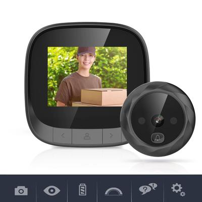 Door Hole Camera Wifi  2.4 Inch Home Visible Cat Eye Door Smart Voice Phone Intercom Video Anti-Theft Doorbell