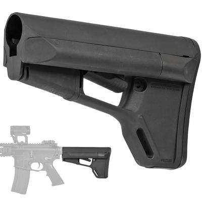 E&C Magpul ACS Karbinstock Replika, Kompatibel med Bufferörör med Mil-Spec Diameter, Förstärkt Polymer, Svart