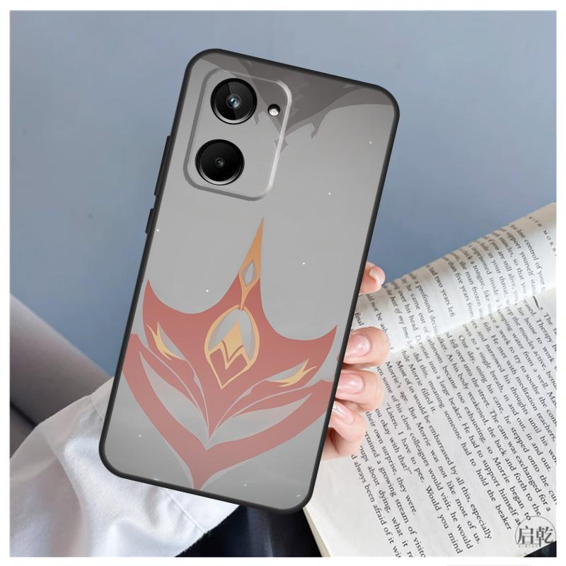 Genshin Impact Game Case For Realme C51 C55 C53 C35 C33 C30 C67 C21Y C25s C15 9 10 11 12 Pro Plus GT Neo 5 Cover