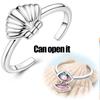 Real 925 Silver Feather Butterfly Flower Sun Moon Animal Design Open Rings Fit For Wedding Party Fine Jewelry