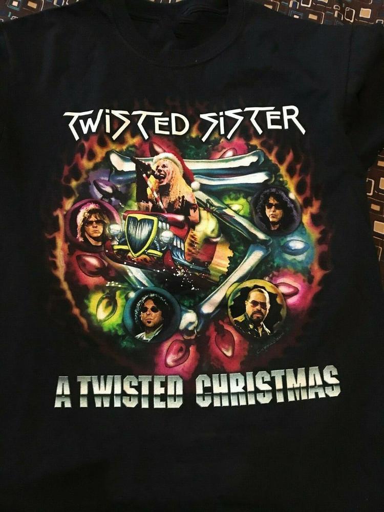 Twisted Sister Twisted Christmas TShirt Unisex Tee S4XL Unisex T-Shirt S