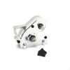 Metal Center Gearbox Compact Housing Mounting Holes Aluminum Gear Silver