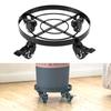 Outdoor Indoor Planter Caddy Mover with Swivel Wheels Round Flower Pot Stand Rack, No Scratches ,
