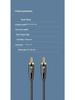 Biaz Cinch RCA Lotus Kopf Stecker-zu-Stecker Digitales Audio Subwoofer Kabel SPDIF 5.1
