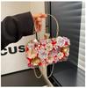 2025 Winter Women Evening Bags For Women Luxury Floral Rhinestones Shoulder Crossbody Bags Party Wedding Clutch Ladies Handbags