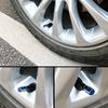 4Pcs Car Tire Adapter Stems Cap Simple Tire Adapter Cap Aluminum Tire Wheel Stem Air Adapter Cap Car Accessories