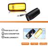 ADIIL Smoked Lens Sidemarker Dynamic Amber Lamps Sequential LED Front Side Marker Turn Signal Lights Assembly Compatible With 1986-2002 Mercedes W463