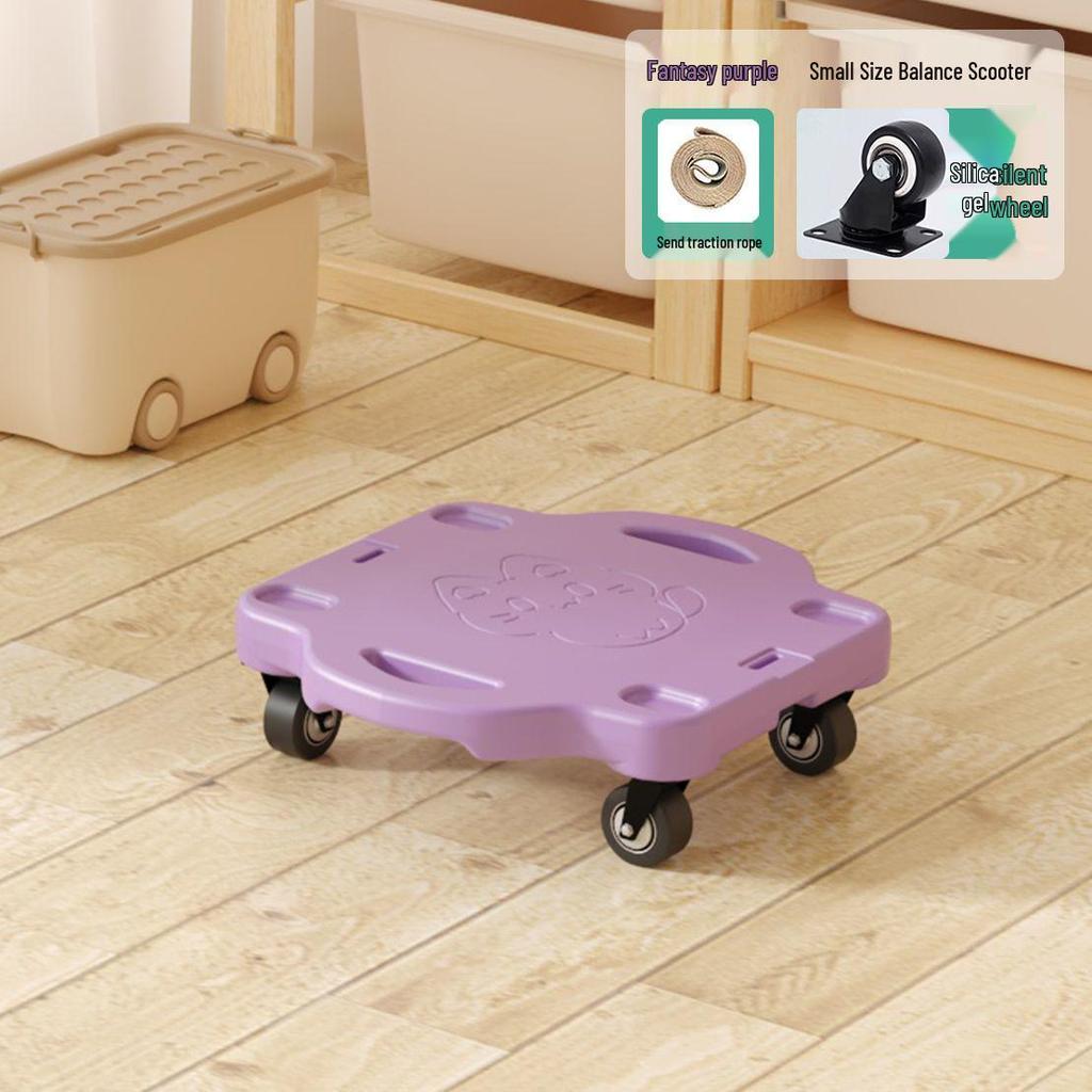 Children's Sensory Balance Board: Anti-Rollover Kindergarten Scooter for Indoor and Outdoor Play