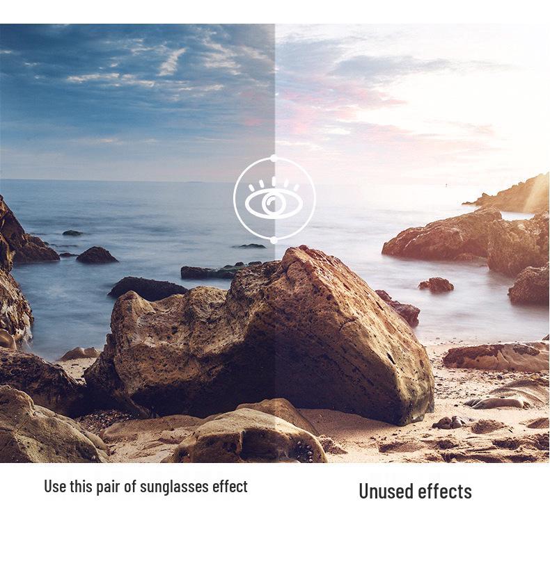 5031G Polarizované Anti-UV Nylonové Kulaté Rámové Sluneční brýle pro Muže a Ženy